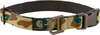 Carhartt Duck Camo,  dog collar,  color: Beige/Brown/Green,  size: M