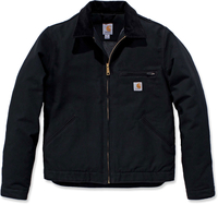 Carhartt Duck Detroit,  textile jacket,  color: Black,  size: M
