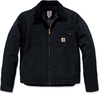 Carhartt Duck Detroit,  textile jacket,  color: Black,  size: S