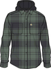 Carhartt Flannel-Fleece,  hooded shirt/jacket,  color: Dark Green (Elm),  size: L