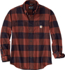 Carhartt Flannel-Plaid,  shirt,  color: Dark Green/Dark Grey (L04),  size: L