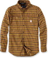 Carhartt Flannel-Plaid,  shirt,  color: Red/Black (R25),  size: S