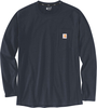 Carhartt Flex Pocket,  t-shirt long sleeve,  color: Dark Blue (I26),  size: XL