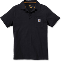 Carhartt Force Delmont Pocket Polo,  t-shirt,  color: Black,  size: XL