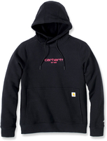Carhartt Force Graphic,  hoodie women,  color: Black/Pink,  size: L