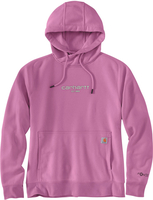 Carhartt Force Graphic,  hoodie women,  color: Rose/Light Green,  size: XL