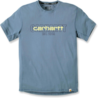 Carhartt Force Logo Graphic,  t-shirt,  color: Black/Blue,  size: XXL