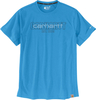Carhartt Force Logo Graphic,  t-shirt,  color: Blue/Light Blue,  size: L