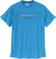 Carhartt Force Logo Graphic,  t-shirt,  color: Blue/Light Blue,  size: XXL