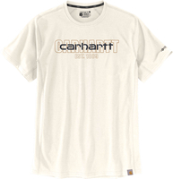 Carhartt Force Logo Graphic,  t-shirt,  color: White/Black,  size: S