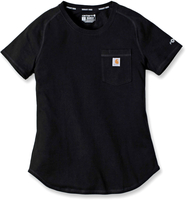 Carhartt Force™ Pocket,  t-shirt women,  color: Black,  size: XS