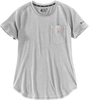 Carhartt Force™ Pocket,  t-shirt women,  color: Light Grey,  size: M