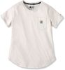 Carhartt Force Pocket,  t-shirt women,  color: Weiß,  size: XL