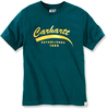Carhartt Graphicq,  t-shirt,  color: Petrol/Yellow,  size: S