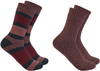 Carhartt Heavyweight Crew,  socky,  color: Dark Red/Dark Blue,  size: L