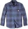 Carhartt Heavyweight Flannel Plaid,  shirt,  color: Light Blue/Grey,  size: XL