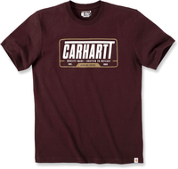 Carhartt Heavyweight Graphic,  t-shirt,  color: Dark Red/White,  size: XL