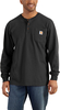 Carhartt Henley Pocket,  long sleeve,  color: Black,  size: S