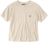 Carhartt Lightweight Crewneck,  t-shirt women,  color: Light Brown,  size: XS