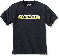 Carhartt Logo Graphic,  t-shirt,  color: Dark Grey/Yellow,  size: S