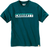 Carhartt Logo Graphic,  t-shirt,  color: Petrol/White,  size: XXL