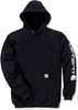 Carhartt Logo,  hoodie,  color: Black,  size: XL