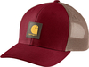 Carhartt Logo-Patch,  cap,  color: Dark Red/Grey (646),  size: One Size