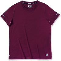 Carhartt LWD,  t-shirt women,  color: Dark Red,  size: L