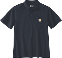 Carhartt Midweight Loose-Fit,  polo shirt,  color: Dark Blue,  size: XXL