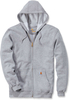 Carhartt Midweight,  zip hoodie,  color: Light Grey,  size: XXL