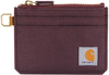 Carhartt Nylon Duck Zipper,  wallet,  color: Dark Red,  size: One Size