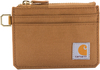 Carhartt Nylon Duck Zipper,  wallet,  color: Light Brown,  size: One Size