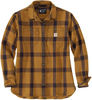 Carhartt Plaid,  blouse/jacket women,  color: Brown/Dark Brown (Brn),  size: M