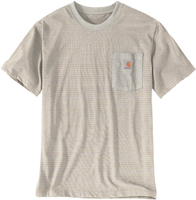 Carhartt Pocket Stripe,  t-shirt,  color: Beige (W29),  size: XXL