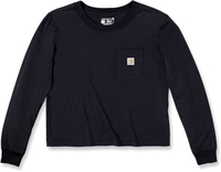 Carhartt Pocket,  sweatshirt women,  color: Black,  size: M