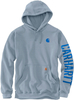 Carhartt Rain Defender C Graphic,  hoodie,  color: Light Blue,  size: S