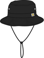 Carhartt Rain Defender Bucket,  hat,  color: Black,  size: S-M
