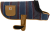 Carhartt Rain Defender,  dog coat,  color: Dark Blue/Dark Red/Brown,  size: S