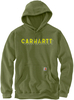 Carhartt Rain Defender Logo Graphic,  hoodie,  color: Green/Yellow,  size: L