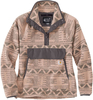 Carhartt Relaxed Fit Aztec,  fleece pullover women,  color: Dark Grey/Grey (B39),  size: M