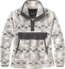 Carhartt Relaxed Fit Aztec,  fleece pullover women,  color: White/Dark Grey,  size: L