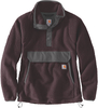 Carhartt Relaxed,  fleece pullover women,  color: Dark Red (V27),  size: M