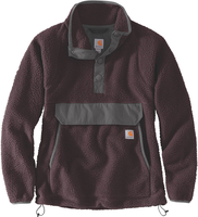 Carhartt Relaxed,  fleece pullover women,  color: Dark Red (V27),  size: XS