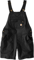 Carhartt Rugged Flex™ Canvas,  bib shorts women,  color: Black,  size: S