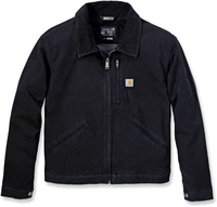 Carhartt Rugged Flex Canvas Detroit,  textile jacket women,  color: Black,  size: L