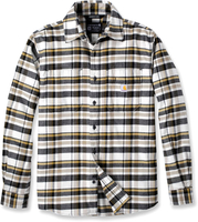 Carhartt Rugged Flex™ Flannel Plaid,  shirt,  color: White/Black/Yellow,  size: XXL