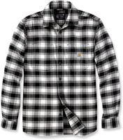 Carhartt Rugged Flex Flannel,  shirt,  color: Black/White,  size: M