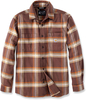 Carhartt Rugged Flex Flannel,  shirt,  color: Brown/Orange/Beige,  size: S