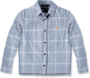 Carhartt Rugged Flex Flannel,  shirt women,  color: Light Blue/White,  size: L