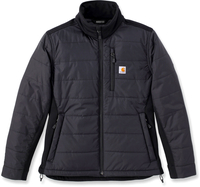 Carhartt Rugged Flex Insulated,  textile jacket,  color: Black,  size: L